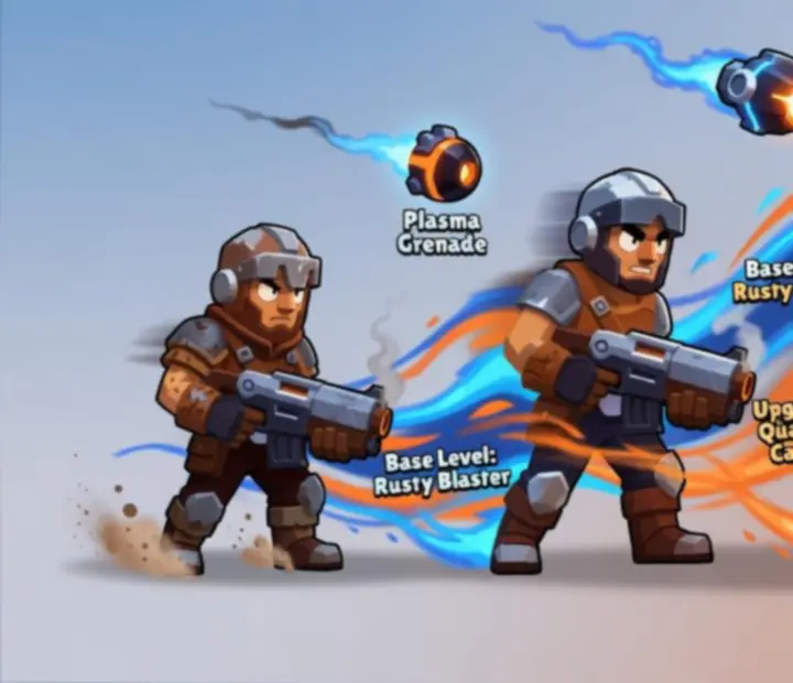 Schemat rozwoju i ewolucji Zadymiarzy w Brawl Stars