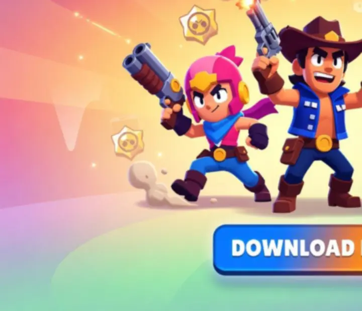 Ekran mobilny z rozgrywką Brawl Stars