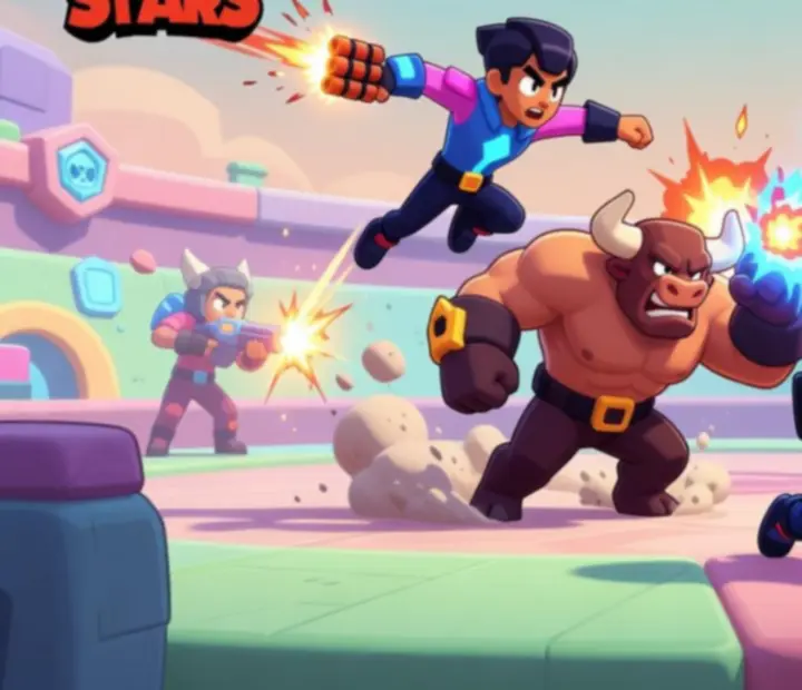 Ekran z różnymi trybami gry w Brawl Stars